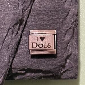 I ♥️ Dolls Italian Charm Bracelet Link